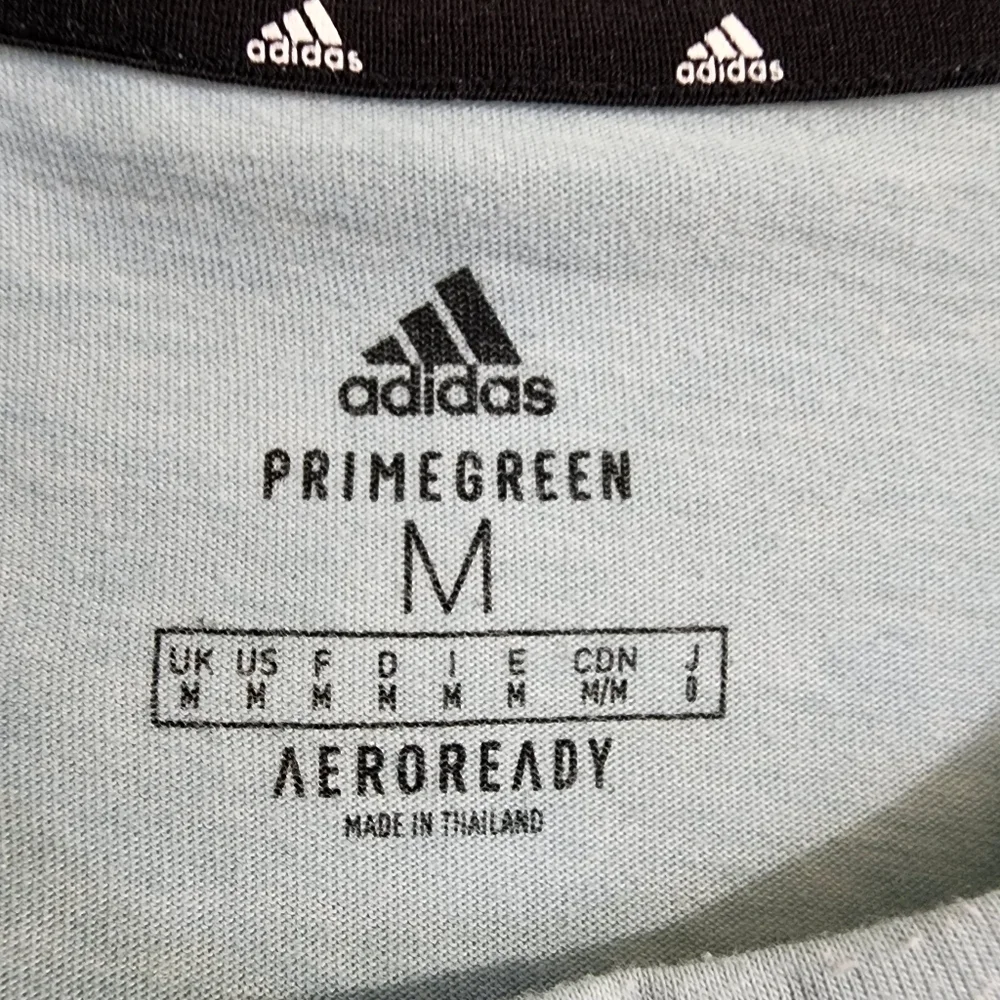 Adidas Aeroready Primegreen Men’s Medium Blue Short Sleeve Athletic Tee